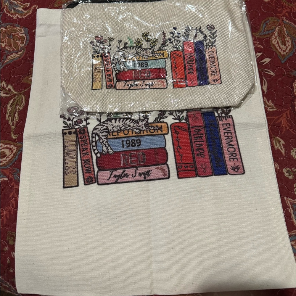 Taylor Swift Canvas bag set/ Blanket